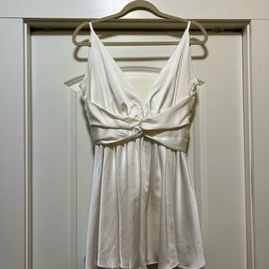 Luxxel Ivory Sleeveless Dress